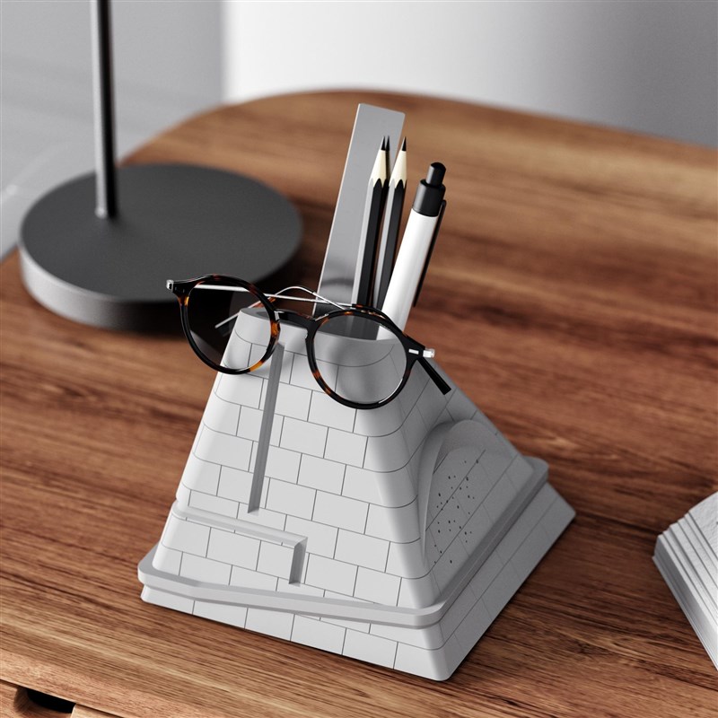 丁言勒柯布西耶星空教堂个性创意水泥笔筒办公室桌面收纳摆件