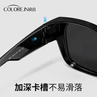 潮夹片偏光防紫外线男士 套镜近视太阳眼镜男款 开车墨镜可套女