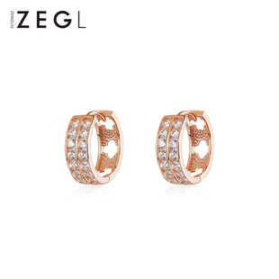 ZENGLIU高级感耳钉简约冷淡风耳圈女潮气质网红耳扣耳环耳饰