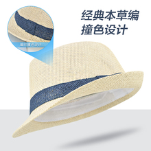 中年爸爸帽子春秋夏季透气男款老头草帽老年人遮阳帽老人爷爷礼帽