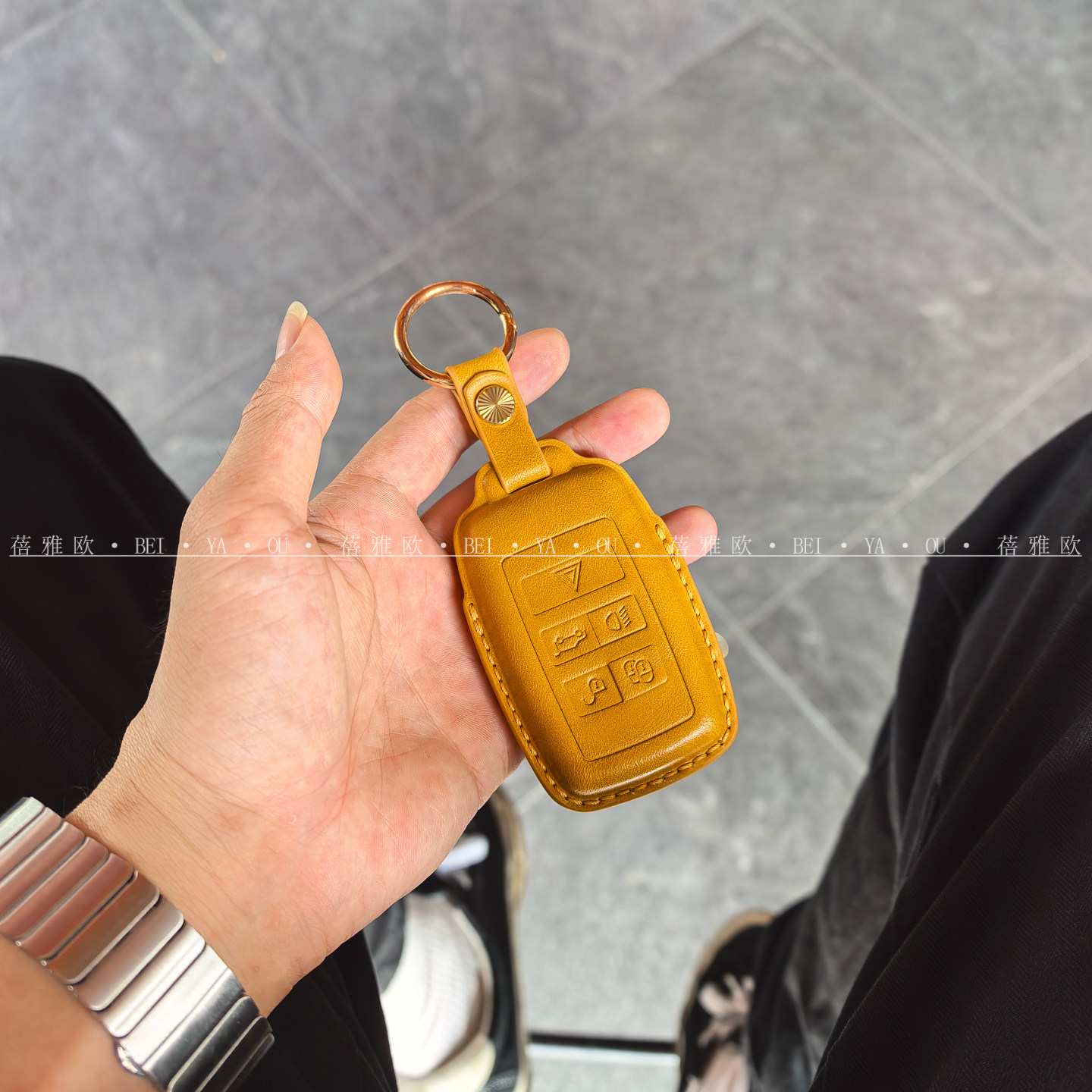 适用路虎钥匙套揽胜运动版星脉极光钥匙扣发现4神行5车钥匙壳包