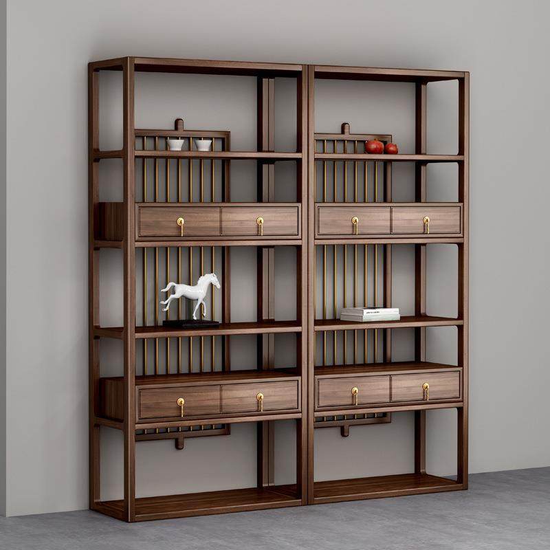 新中式实木书柜客厅博古架组合轻奢书架展示柜禅意置物架书桌柜子,五金/工具,其他电线电缆,淘宝优惠券,粉丝福利购,淘宝优惠卷