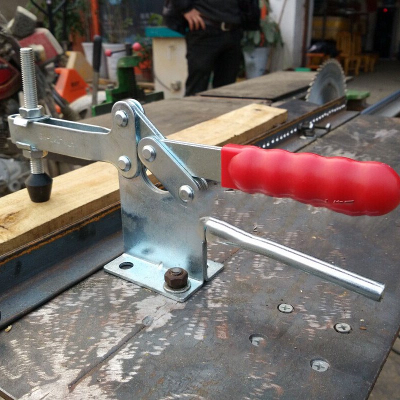 木工机械配件快速夹200固定压紧器单双柄小型夹具钳平行推拉式220