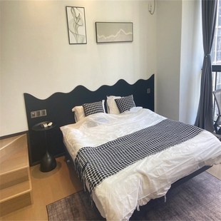 床头毛毡板床围毛毡墙贴背景墙儿童榻榻米防撞护板软包装饰墙自粘