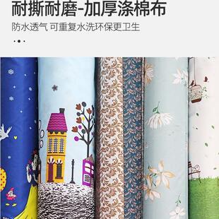 W6衣柜布套外罩简易防尘布艺衣柜防尘罩全包替换衣橱加厚涤棉布全