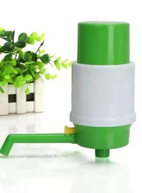 厂家直供 众维中号绿白硬壳泵水器桶装水手动压水器按压式手压泵