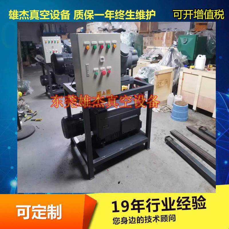 动漫公仔盲盒树脂工艺品专用罗茨旋片泵  XJ302罗茨泵 真空泵机组