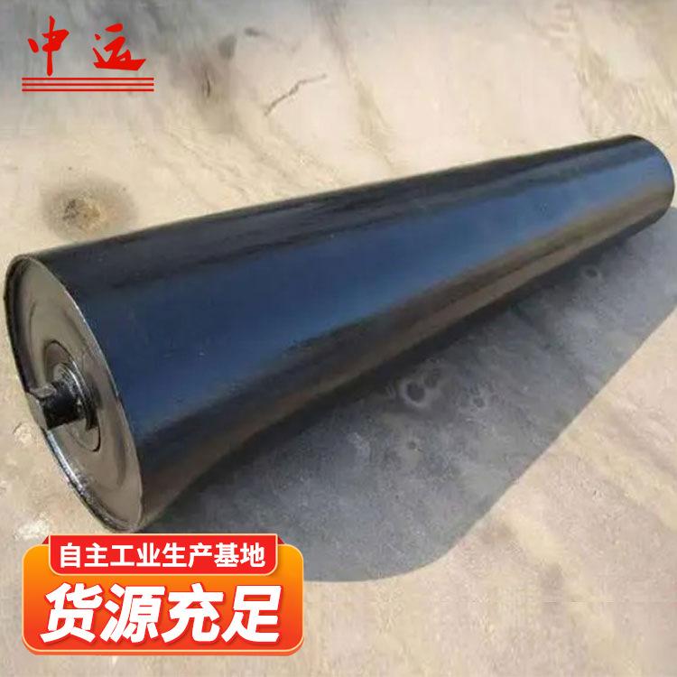 锥形托辊工业包胶输送机用锥形托棍皮带机锥形托辊调心支架发货
