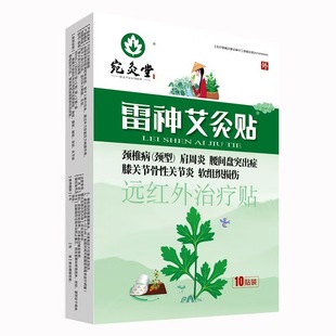 买1送1正品雷神火泥艾灸贴8贴远红外贴热敷全身