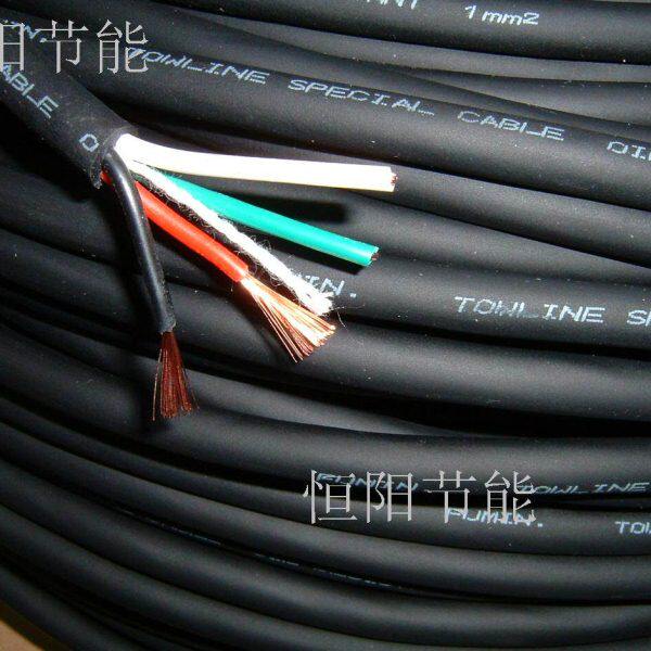 8.5超软4芯1平方电缆线 国标机床设备控制线拖链电机电源线纯铜芯