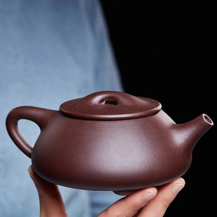 尊壶宜兴景舟石瓢紫砂壶纯全手工原矿紫泥泡茶壶单壶家用陶瓷茶具