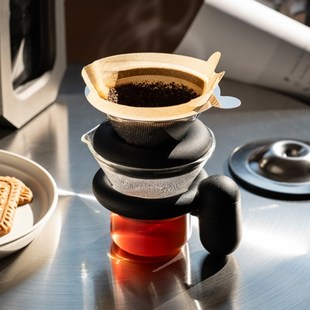 手冲咖啡器具 高级旅行茶具快客杯玻璃飘逸杯外出露营泡茶壶便携式