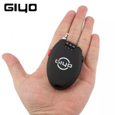 G死飞电动车防盗密码锁O钢缆锁山地自行车锁行李背包IY迷你公路锁