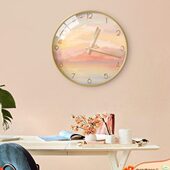 卧室家用挂钟餐厅2021客厅 艺术时钟挂墙新款 创意个性 静音钟表时尚