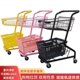 网红摆摊KTV双层露营买菜推车娃娃机店超市手推车家用便利购物车