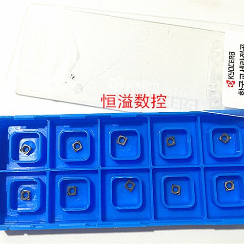 京瓷刀片 CCGT030104L-F TN60/PR930 金属陶瓷刀片 镗小孔刀片