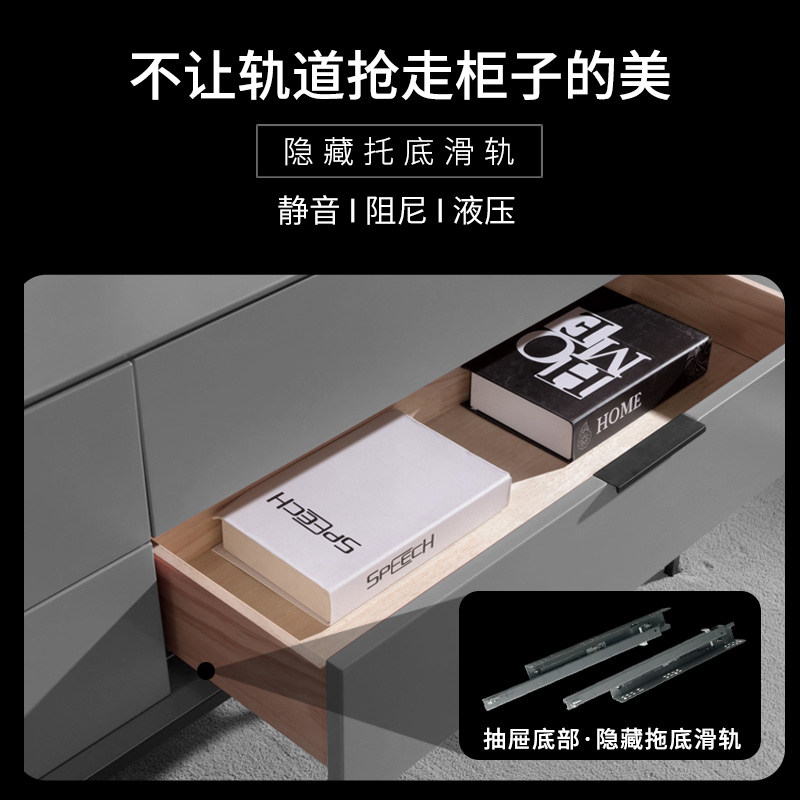 意式极简四五斗柜简约现代轻奢客厅实木储物收纳柜北欧卧室床尾柜