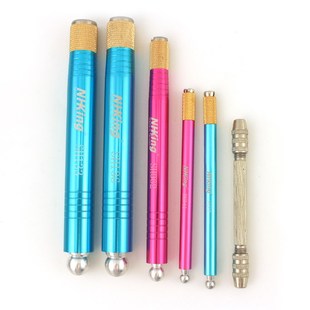 纤维小油石条夹头夹具玉石玉器抛光条精磨便携式模具打磨油石夹柄