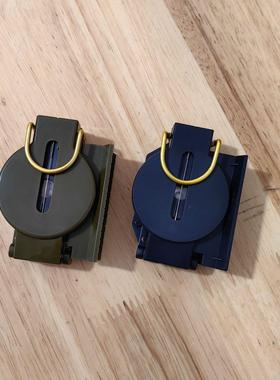 美式户外多功能军绿色 塑料外壳指北针 塑料机芯指南针