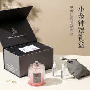 晶石香薰礼盒生日礼物女生送礼高级感香氛精油扩香石家用室内持久