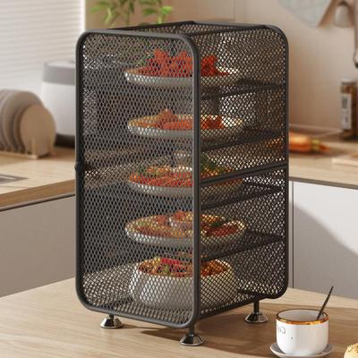 放剩饭剩菜收纳柜透气防虫菜橱家用碗碟柜多层置物架厨房储物柜子