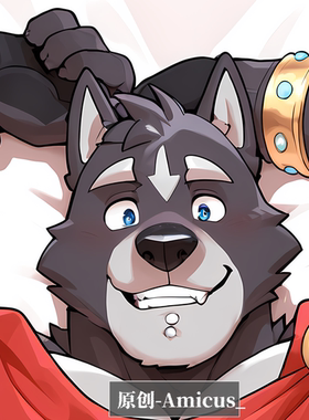 原创-等身抱枕芯套定制胸腹肌人形等人高adastra-Amicus二次元