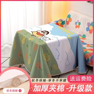 卡通加厚烤火桌子罩套正方形烤火炉电暖炉桌罩茶几烤火桌布可定制