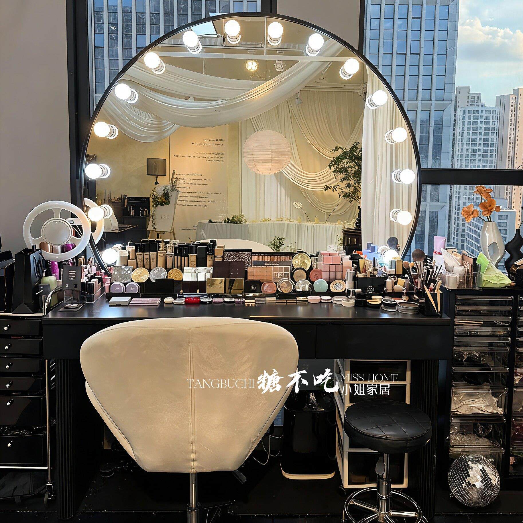 婚纱摄影店超专科业化妆台带灯高级美容院工作室化妆师专用化妆台