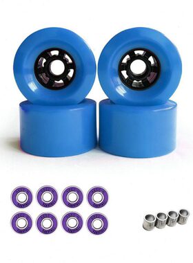 轮子轴承x5轮公路9含2mm0轮子长板4PU专业电动滑板板颗轮四轮滑板