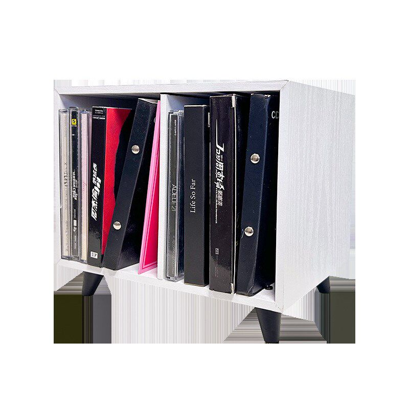 桌面cd碟片收纳柜木质展示架CD.碟片收纳盒