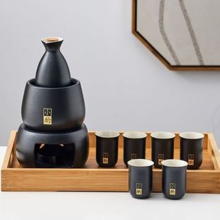 家用黄酒电加热暖酒杯煮酒酒具烧酒壶老式 温酒器烫酒壶套装 中国风