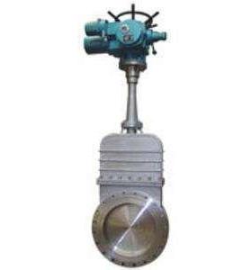 DMPZ973X-10P电动暗杆刀闸阀DN200不锈钢304电动暗杆插板阀DN300