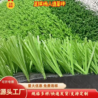 足球场免填充人造草坪学校操场运动3cm包工包料耐磨人工仿真草皮