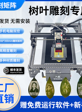 叶雕机树叶激光雕刻机小型便捷式摆摊雕刻照片不锈钢木板打标机