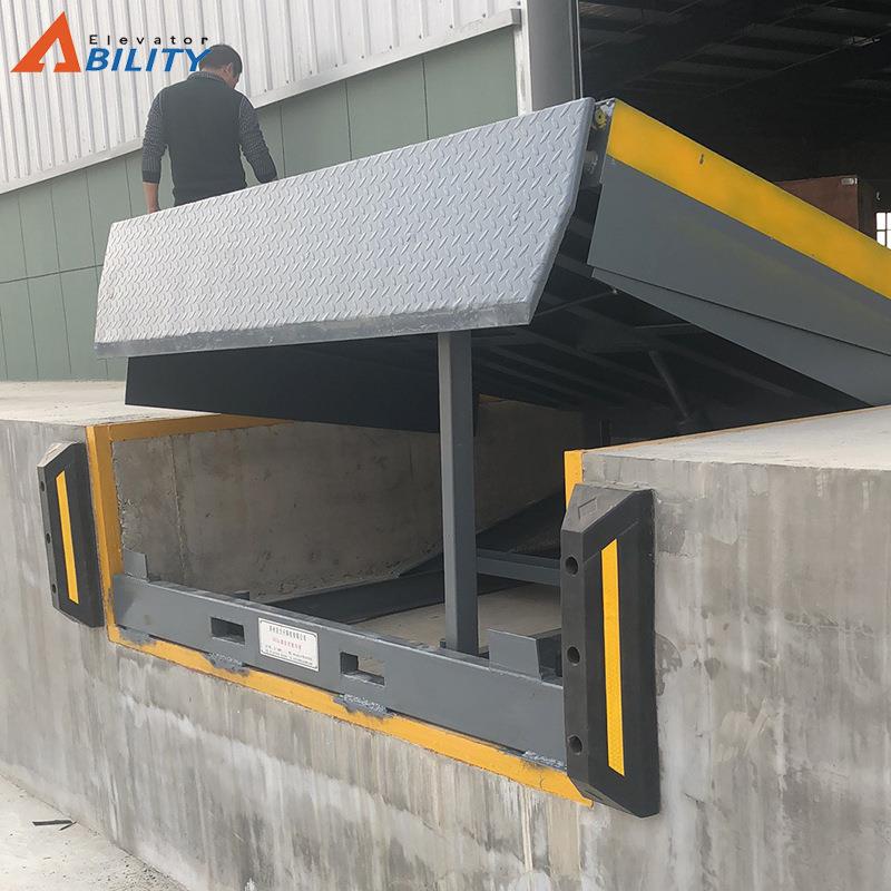 厂家电动液压卸货平台集装箱叉车过桥升降斜坡固定式登车桥