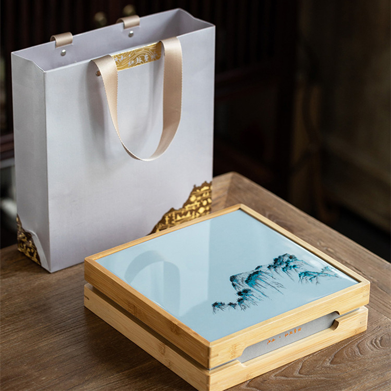 创意竹盒白毫银针福鼎白茶茶饼盒茶叶包装盒空礼盒普洱茶茶饼包装