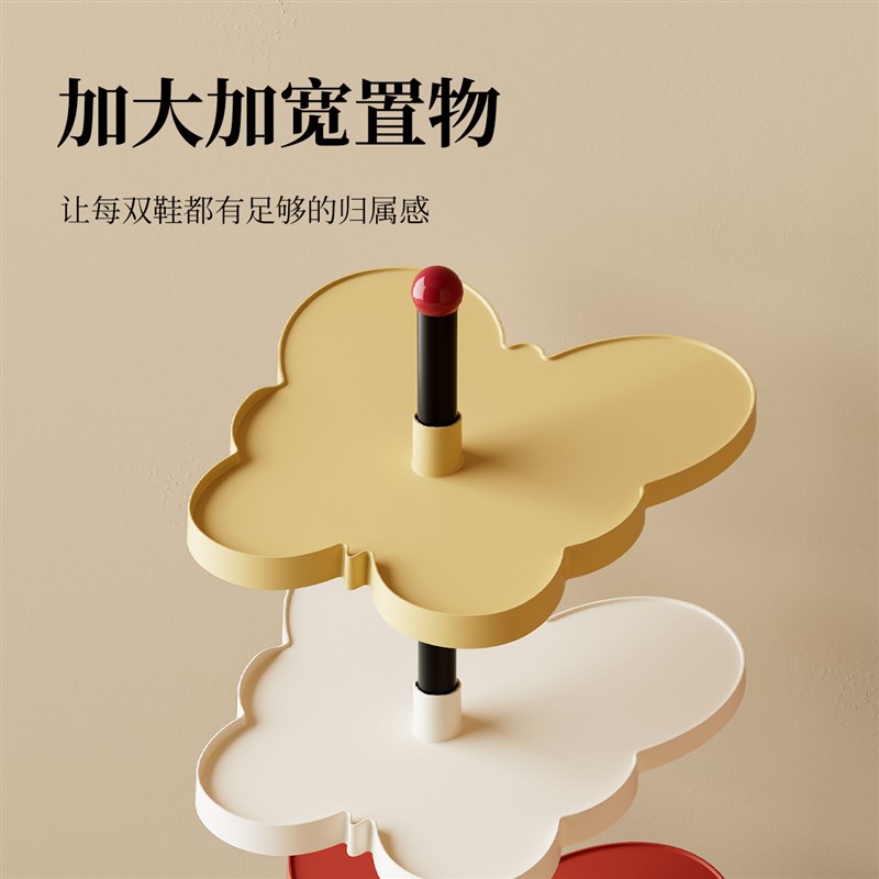 鞋架家用入户门后收纳鞋架宝宝多巴胺简易多层组装鞋子收纳神器