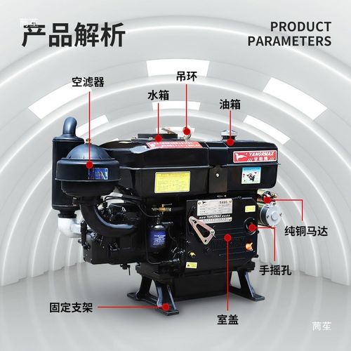 常州洋马柴油机单缸水冷15 18 25马力船用电启动拖拉机农用发动机