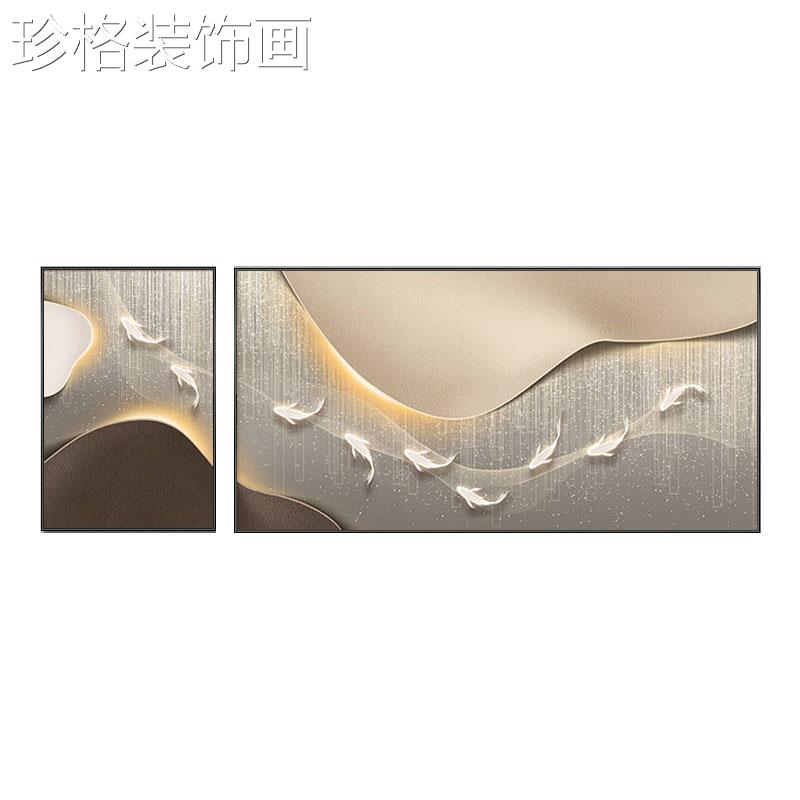 电表箱装饰画两闸盒空开箱联组合创意厅配电电弱电遮挡盒九餐2022图片