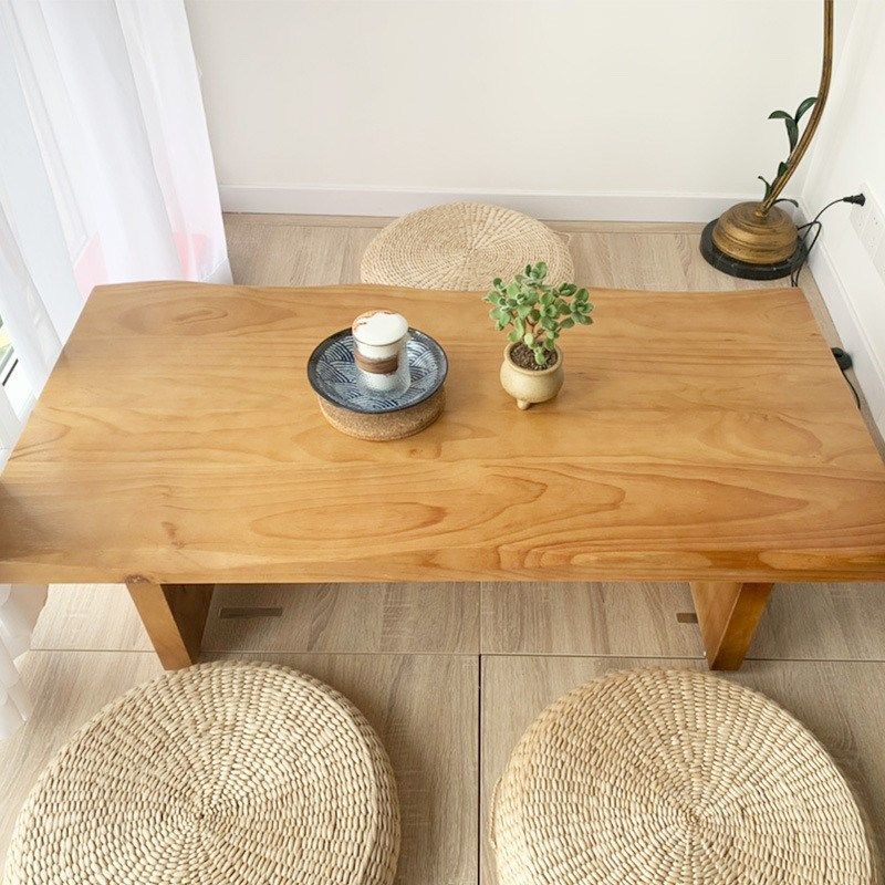 热销日式休闲全实木茶几矮桌家用小户型原木茶台飘窗榻榻米客厅茶