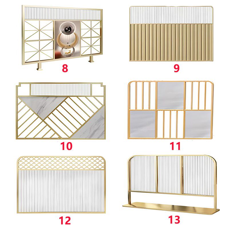 长虹玻璃餐厅卡座矮隔断铁艺不锈钢火锅饭店烧烤酒吧屏风围栏定制