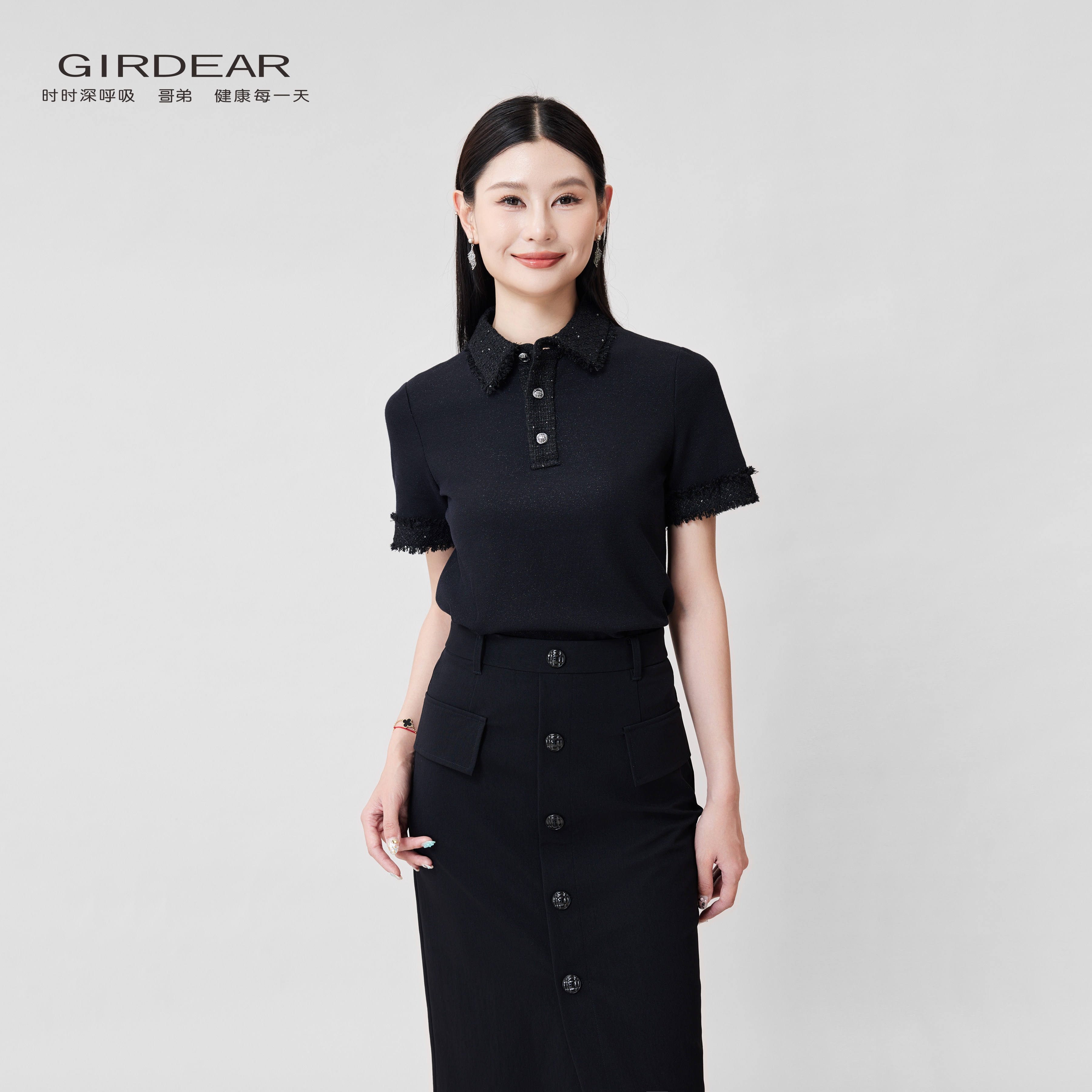 短袖T恤女百搭修身显瘦上衣