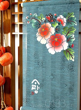 餐厅墙面装饰书房壁饰挂件小清新田园风墙壁装饰布艺壁挂P11522