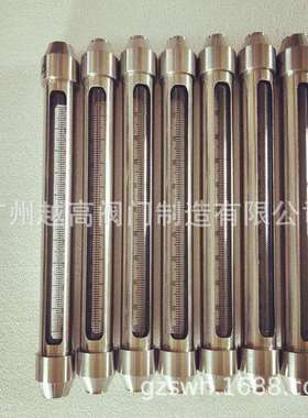 FA100拉杆式玻璃转子流量计不锈钢浮子流量计有机玻璃流量标定柱