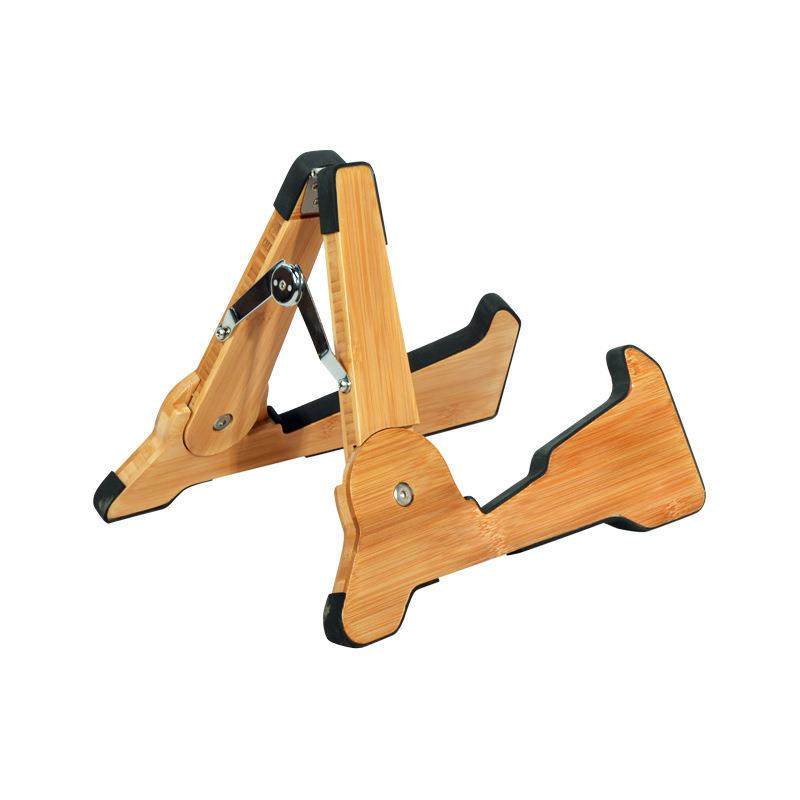 吉他架A字架折叠电木吉他尤克里里小提琴琵琶架竹木落地乐器支架