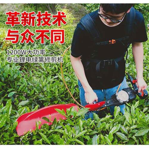 出口锂电绿篱机充电式篱笆剪汽油园林修枝剪家用电动修枝机
