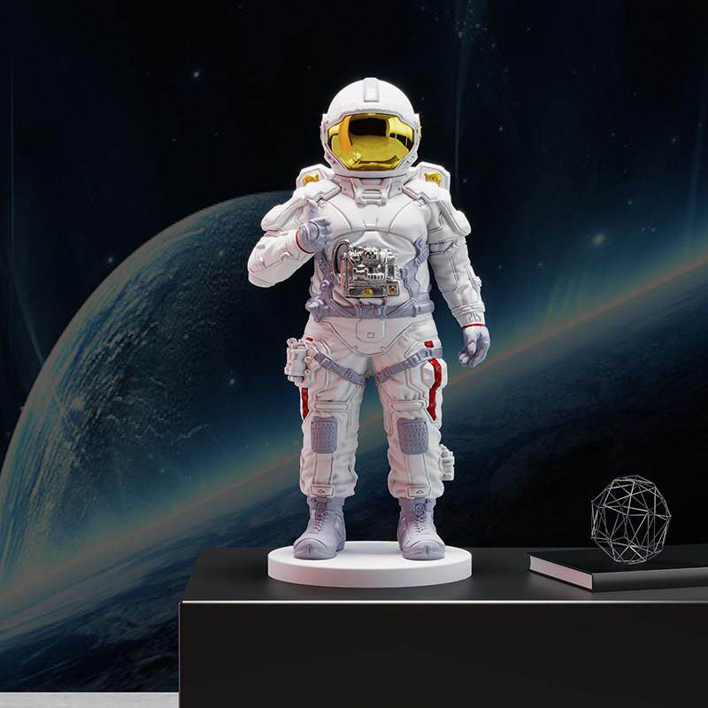 科技感宇航员太空人航天员创意网红潮玩客厅家装模型装饰品小摆件
