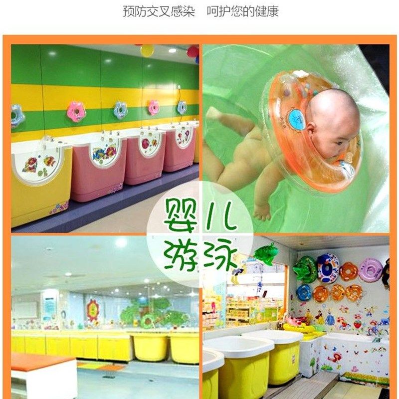 包邮一次性婴儿泡澡 游泳袋宝宝塑料支架 充气圆桶 浴膜1米3X1米3