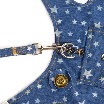 宠物胸背带牵引绳背心式胸背带小型犬猫用牵引绳泰迪狗狗通用衣服