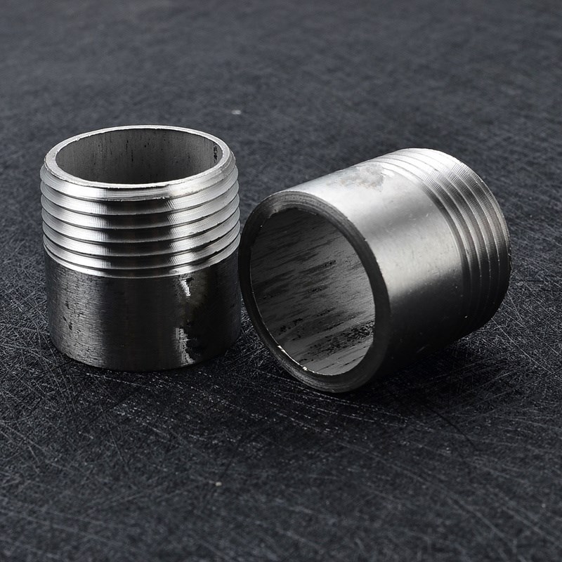 316L焊接外丝/不锈钢单头丝/无缝短管/螺纹外牙4分6分1寸丝扣接头